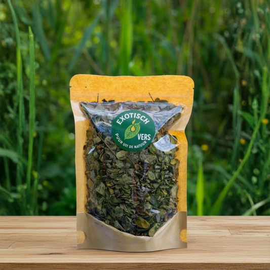 SOLD OUT Gedroogde Moringa oleifera Thee (Wilde Oogst) – De "Wonderboom"
