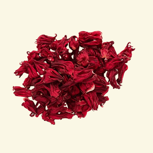 PRE-ORDER Tropi-thee Rode Hibiscus (gedroogde Sjuru bloemen)